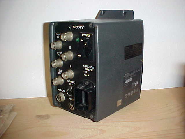 Sony CA-325AP, pannello delle connessioni dell’adattatore camera