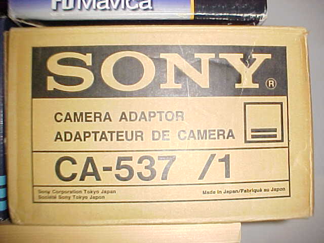 Confezione Sony CA-537 /1, Camera Adaptor